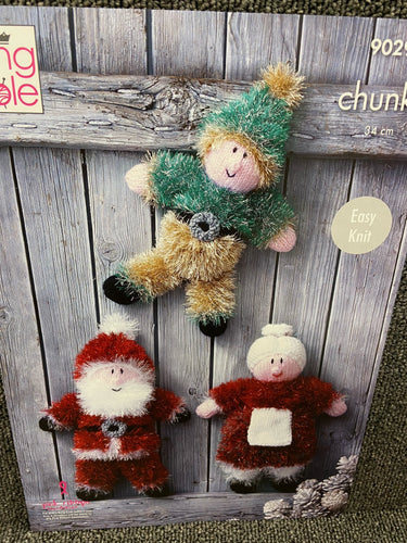 king cole knitting pattern christmas toys tinsel chunky 9029 fabric shack malmesbury yarn wool knit