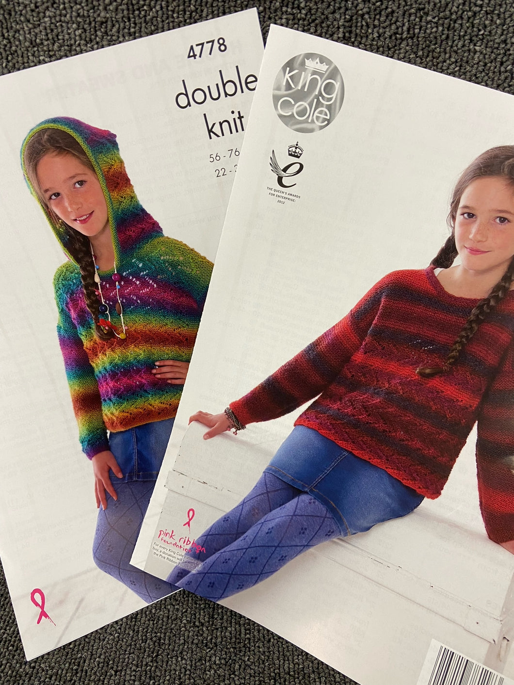 king cole knitting pattern kids children jumper hoodie 4778 riot double knit dk adults knit yarn fabric shack malmesbury