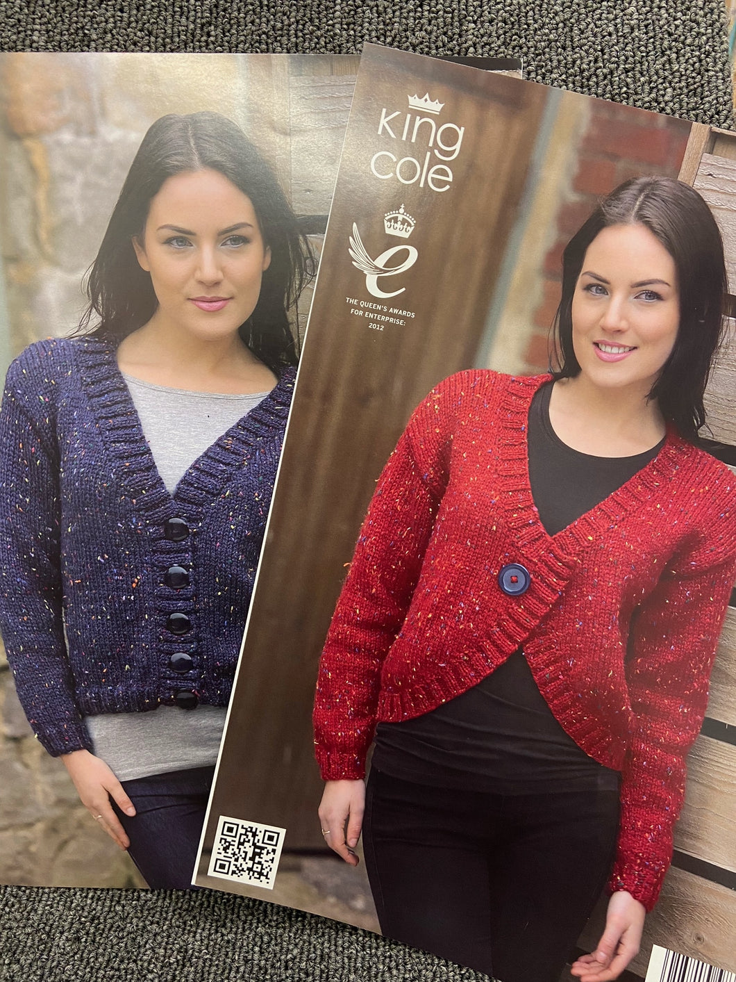 king cole knitting pattern ladies cardigan 4033 chunky fabric shack malmesbury yarn wool knit