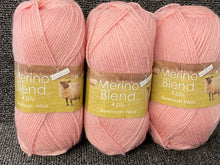 king cole merino blend 4 ply 4ply blossom pink 3295 wool yarn super wash superwash anti tickle knitting knit crochet fabric shack malmesbury