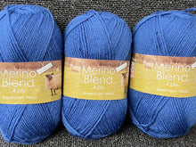 king cole merino blend 4 ply 4ply slate blue 096 wool yarn super wash superwash anti tickle knitting knit crochet fabric shack malmesbury