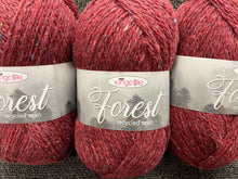 king cole recycled wool blend aran yarn 100g red brae wood 1924 fabric shack malmesbury