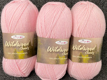 king cole wildwood wild wood 100% recycled chunky wool yarn knitting knit crochet 100g ball fabric shack malmesbury petal pink 5022