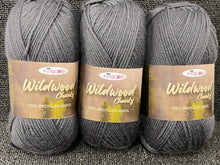 king cole wildwood wild wood 100% recycled chunky wool yarn knitting knit crochet 100g ball fabric shack malmesbury slate grey 5026