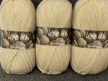 life dk double knit dk wool yarn blend oatmeal 2303