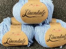 linendale king cole dk double knit cotton linen blend cornflower blue 5244 yarn wool fabric shack malmesbury