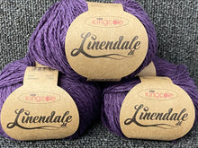 linendale king cole dk double knit cotton linen blend damson purple 5243 yarn wool fabric shack malmesbury