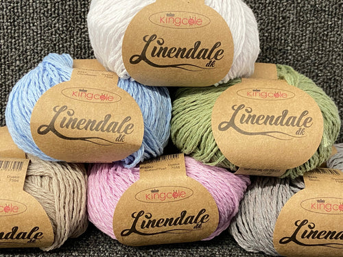 linendale king cole dk double knit cotton linen blend yarn wool fabric shack malmesbury