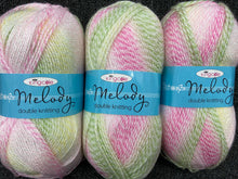 melody double knit dk baby sundae pink lime king cole wool yarn knitting knit fabric shack malmesbury