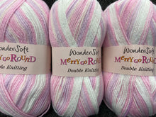 merry go round wondersoft pink lilac 3119 double knit yarn wool fabric shack malmesbury knitting crochet