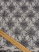 metallic spider spiders web net tulle halloween goth emo fabric shack malmesbury