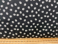 mini skulls black holiday essentials halloween goth gothic emo stacey iest hsu moda fabric shack malmesbury quilting quilt patchwork fat quarter