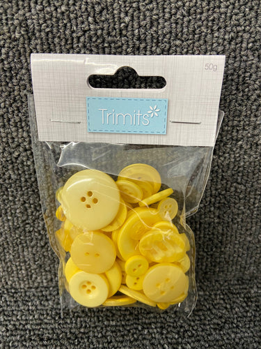 mixed pack yellow buttons easter card craft embellishment easter fabric shack malmesbury 2