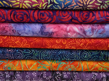 moda bossa nova batiks batik cotton fabric shack malmesbury Tie Dye Pink Purple 4361 22