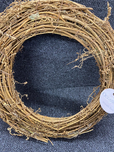 natural willow wreath base 30cm christmas crafts fabric shack malmesbury