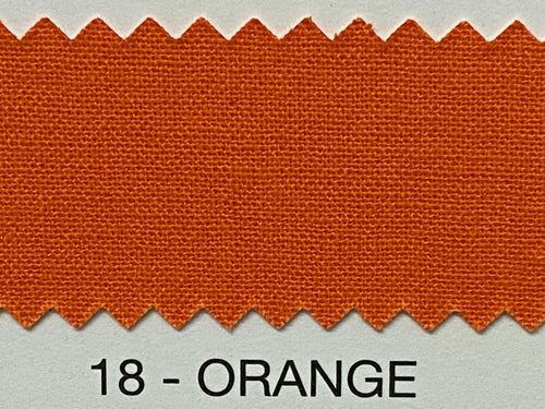 plain basic solid orange 18 cotton fabric shack malmesbury