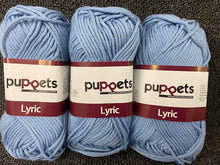 puppets lyric no 8 cotton crochet knitting knit wool yarn blue 5010 fabric shack malmesbury