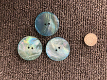 ABC Shell Button 2 Hole 34mm Various Colours