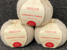 sirdar haworth tweed double knit dk merino blend nepp cottage grass cream 0911 wool yarn fabric shack malmesbury