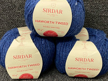 sirdar haworth tweed double knit dk merino blend nepp hockney blue 0903 wool yarn fabric shack malmesbury