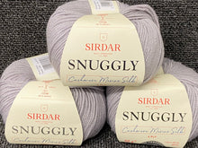 sirdar snuggly cashmere merino silk 4 ply 4ply baby soft silvery moon grey 0306 wool yarn fabric shack malmesbury