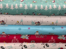 snoopy christmas cotton fabric shack malmesbury linus woodstock peppermint patty charlie brown lucy merry christmas grey