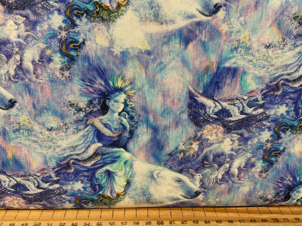 Josephine Wall for 3 Wishes Polar Journey Snow Queen Polar Bear Flight