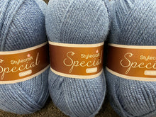 stylecraft aran knit wool yarn denim blue 1302 fabric shack malmesbury knitting crochet