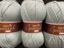 stylecraft aran knit wool yarn duck egg blue 1820 fabric shack malmesbury knitting crochet