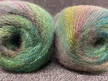 stylecraft charm lace weight fine self stripe mohair wool blend yarn 200g dragonfly green 3628 fabric shack malmesbury