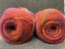 stylecraft charm lace weight fine self stripe mohair wool blend yarn 200g sunset dark red 3623 fabric shack malmesbury