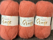 stylecraft grace mohair wool acrylic aran wool yarn knitting knit crochet 100g hibicus pink 2151 fabric shack malmesbury