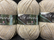 stylecraft life chunky knit wool yarn oatmeal 2303 fabric shack malmesbury knitting crochet