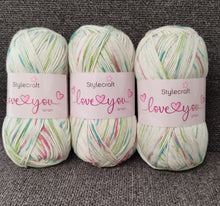 stylecraft love you embrace aran yarn knitting crohet fabric shack malmesbury green 3775