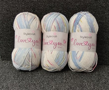 stylecraft love you sweetheart aran yarn knitting crohet fabric shack malmesbury blue 3771