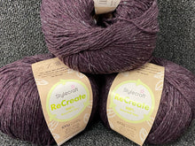 stylecraft recreate double knit dk recycled wool yarn aubergine 3456 fabric shack malmesbury knitting crochet