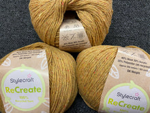 stylecraft recreate double knit dk recycled wool yarn dijon mustard 1947 fabric shack malmesbury knitting crochet