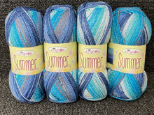 summer 4 ply 4ply bamboo cotton king cole 100g wool yarn neptune blue 4569 fabric shack malmesbury