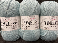 timeless alpaca blend chunky wool yarn duck egg blue 2910 100g knit knitting crochet fabric shack malmesbury