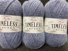 timeless alpaca blend chunky wool yarn misty blue 2918 100g knit knitting crochet fabric shack malmesbury