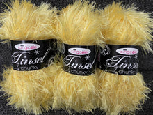 tinsel chunky king cole glittery glitter easter yellow 3064 fabric shack malmesbury wool yarn