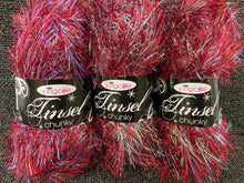 tinsel chunky king cole glittery glitter poinsettia 43471 fabric shack malmesbury wool yarn
