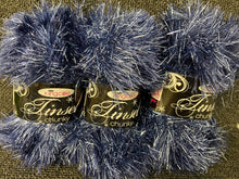 tinsel chunky king cole glittery glitter sapphire blue 3302 fabric shack malmesbury wool yarn