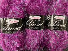tinsel chunky king cole glittery glitter unicorn 43473 fabric shack malmesbury wool yarn
