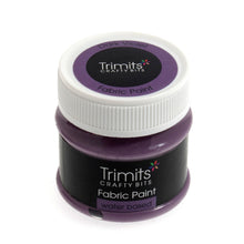 trimits water based fabric paint paints dark violet FP50_09