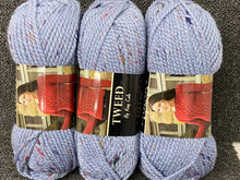 tweed chunky king cole wool yarn south uist light blue 1094 knitting knit fabric shack malmesbury