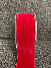 velvet ribbon 36mm scarlet red 9644 fabric shack malmesbury