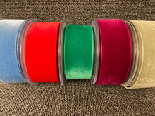 velvet ribbon 36mm various colours fabric shack malmesbury