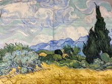 vincent van gogh wheat field with cypresses painting cotton panel national gallery organic fabric shack malmesbury