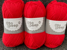 west yorkshire spinners bo peep luxury baby double dk wool yarn blend fire engine red 1065 fabric shack malmesbury